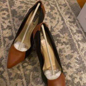 Brown and Black high heels. Size 8